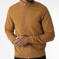 Sortie 🎉 Veste Zippée Rush Harrington Camel de Jack And Jones 😉 -Jack And Jones Soldes jack and jones 327075 12204277 RUBBER 20220817T094124 03