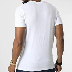 Remise 💯 Tee 👕 Shirt Berg Upscaled 12216272 Blanc de Jack And Jones 👏 -Jack And Jones Soldes jack and jones 327079 12216272 WHITE 20220708T114209 04