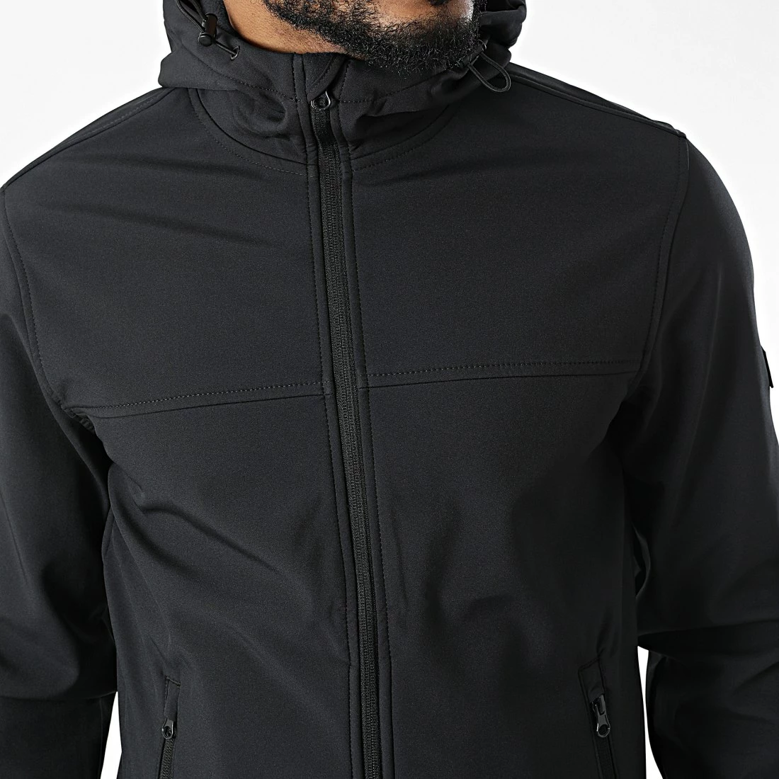 Sortie 🎉 Veste Zippée Capuche Marvin 12212363 Noir de Jack And Jones ❤️ 2 Sortie 🎉 Veste Zippée Capuche Marvin 12212363 Noir de Jack And Jones ❤️ – Image 2