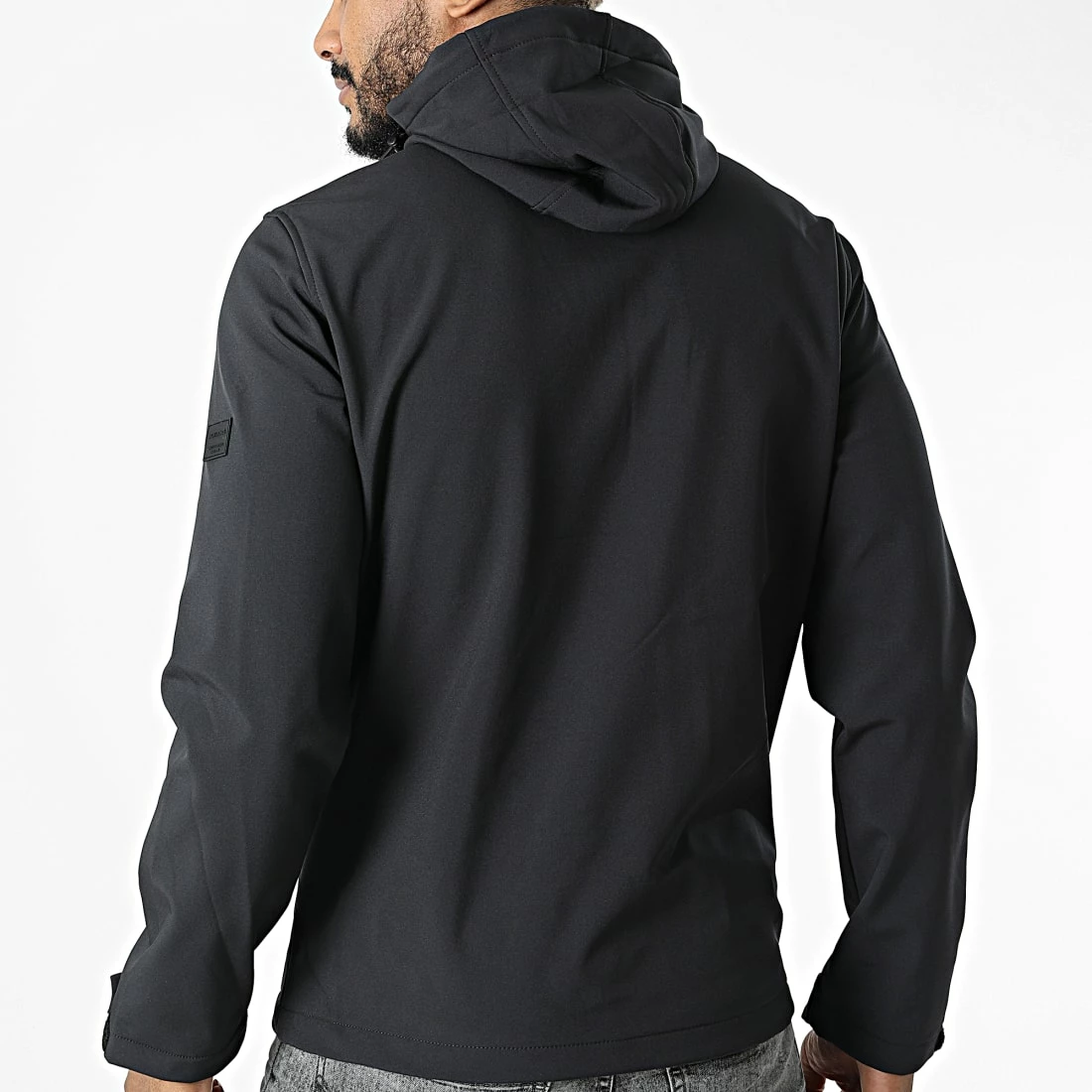 Sortie 🎉 Veste Zippée Capuche Marvin 12212363 Noir de Jack And Jones ❤️ 4 Sortie 🎉 Veste Zippée Capuche Marvin 12212363 Noir de Jack And Jones ❤️ – Image 4