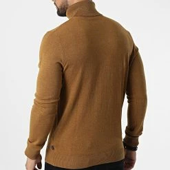 Offres 💯 Pull Col Roulé Emil Camel de Jack And Jones 😉 -Jack And Jones Soldes jack and jones 327500 12157417 RUBBER 20220711T155542 04