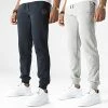 Meilleur prix 🧨 Lot De 2 Pantalons Jogging Gordon Shark Bleu Marine Gris Chiné de Jack And Jones ✔️