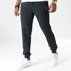 Meilleur prix 🧨 Lot De 2 Pantalons Jogging Gordon Shark Bleu Marine Gris Chiné de Jack And Jones ✔️ -Jack And Jones Soldes jack and jones 327526 12194049 NAVY BLAZER LGM 20220715T095728 05