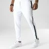 De gros ✔️ Pantalon Jogging A Bande Ace Adam Blanc de Jack And Jones 👏