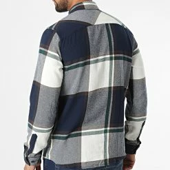 Acheter 👏 Chemise Manches Longues A Carreaux Owen Fast Check Bleu Marine Blanc de Jack And Jones 🧨 -Jack And Jones Soldes jack and jones 327595 12221896 NAVY BLAZER 20220713T151157 04