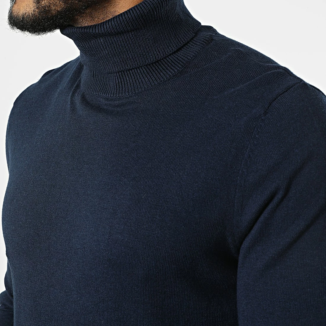 Budget 💯 Pull Col Roulé Emil Bleu Marine de Jack And Jones 💯 2 Budget 💯 Pull Col Roulé Emil Bleu Marine de Jack And Jones 💯 – Image 2