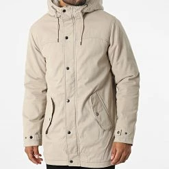 Offres 🌟 Parka Capuche AKM Ecklon Beige de Jack And Jones 🤩 -Jack And Jones Soldes jack and jones 328808 12213214 CROCKERY 20220722T162929 03