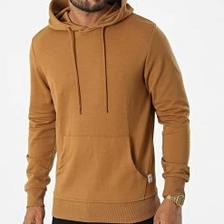 Tout neuf ❤️ Sweat Capuche Basic Camel de Jack And Jones 😉