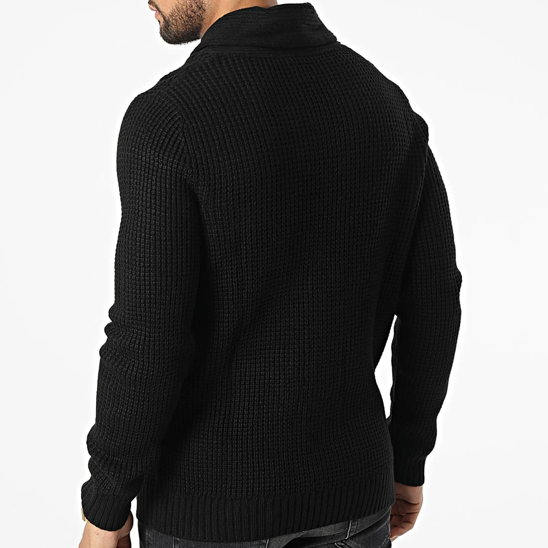 Coupon 🎁 Pull Col Amplified Nick Noir de Jack And Jones ⌛ 4 Coupon 🎁 Pull Col Amplified Nick Noir de Jack And Jones ⌛ – Image 4