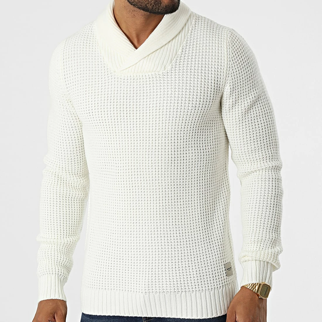 Vente flash 🌟 Pull Col Amplified Nick Beige Clair de Jack And Jones 😉 1 Vente flash 🌟 Pull Col Amplified Nick Beige Clair de Jack And Jones 😉