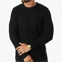 Grosses soldes 🛒 Pull Nick Noir de Jack And Jones 👏 -Jack And Jones Soldes jack and jones 328888 12211275 BLACK 20220725T155439 03