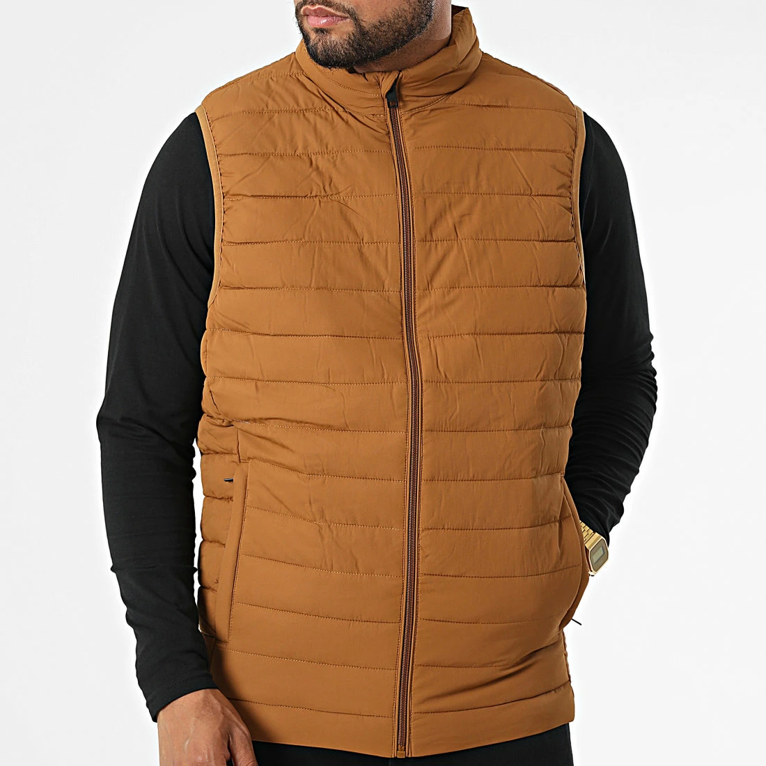 Meilleure affaire ⌛ Doudoune Sans Manches Recycle Bodywarmer 12211132 Camel de Jack And Jones ❤️ 3 Meilleure affaire ⌛ Doudoune Sans Manches Recycle Bodywarmer 12211132 Camel de Jack And Jones ❤️ – Image 3