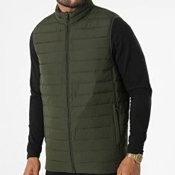 Coupon ⭐ Doudoune Sans Manches Recycle Bodywarmer 12211132 Vert Kaki de Jack And Jones ❤️
