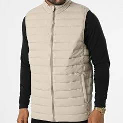 Sortie ⌛ Doudoune Sans Manches Recycle Bodywarmer 12211132 Beige de Jack And Jones 🌟