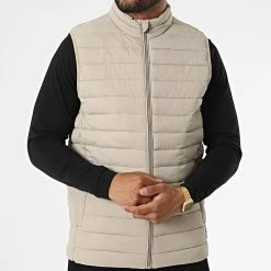 Sortie ⌛ Doudoune Sans Manches Recycle Bodywarmer 12211132 Beige de Jack And Jones 🌟 -Jack And Jones Soldes jack and jones 328918 12211132 CROCKERY 20220725T153200 03