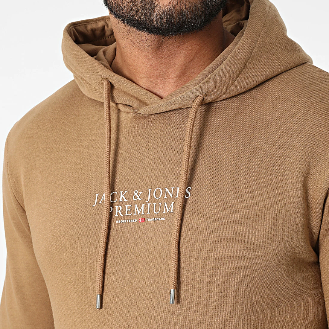 Remise 🎉 Sweat Capuche Archie Camel de Jack And Jones 🎁 2 Remise 🎉 Sweat Capuche Archie Camel de Jack And Jones 🎁 – Image 2