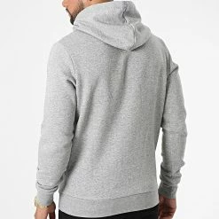 Offres 🔥 Sweat Capuche Archie Gris Chiné de Jack And Jones 😀 -Jack And Jones Soldes jack and jones 329044 12216335 LIGHT GREY MELANGE 20220725T144555 04