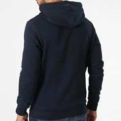 Grosses soldes ✨ Sweat Capuche Archie Bleu Marine de Jack And Jones 🔥 -Jack And Jones Soldes jack and jones 329046 12216335 NAVY BLAZER 20220725T154933 04