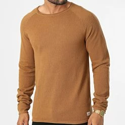 Meilleure affaire 😀 Pull Hill Knit Camel de Jack And Jones ❤️