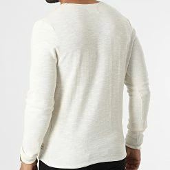 Meilleure vente 🧨 Sweat Crewneck Jay Beige Chiné de Jack And Jones 😀 -Jack And Jones Soldes jack and jones 329980 12184950 MOONBEAM CLOUD DANC 20220817T100421 04