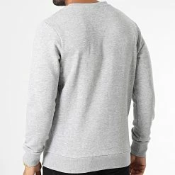 Budget 👍 Sweat Crewneck Thomas Gris Chiné de Jack And Jones 🔥 -Jack And Jones Soldes jack and jones 330233 12219828 LIGHT GREY MEL NEW LGM 20220729T161042 04