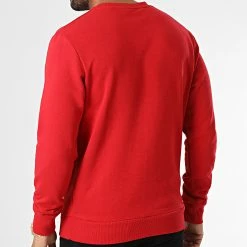 Meilleur prix ⭐ Sweat Crewneck Thomas Rouge de Jack And Jones 🔥 -Jack And Jones Soldes jack and jones 330235 12219828 CHILI PEPPER 20220729T161207 04