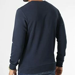 De gros 🔔 Sweat Crewneck Thomas Bleu Marine de Jack And Jones ⌛ -Jack And Jones Soldes jack and jones 330237 12219828 NAVY BLAZER 20220729T160844 04