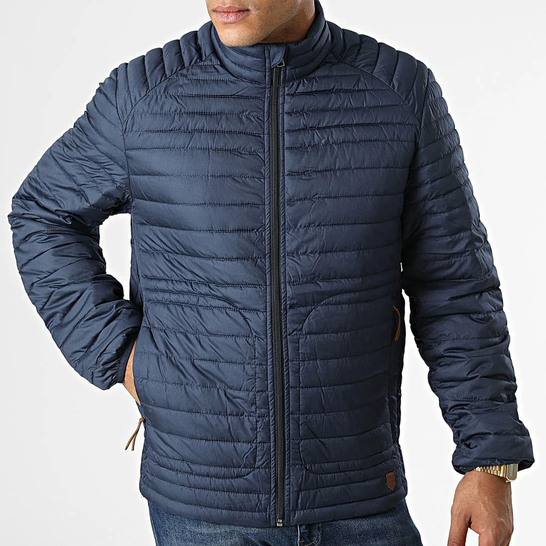 Meilleure vente 😀 Doudoune Kick Light 12211858 Bleu Marine de Jack And Jones 🥰 3 Meilleure vente 😀 Doudoune Kick Light 12211858 Bleu Marine de Jack And Jones 🥰 – Image 3