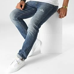 De gros 🔔 Jean Slim Tim Bleu Denim de Jack And Jones 👏 -Jack And Jones Soldes jack and jones 330272 12213158 BLUE DENIM 20220802T161837 03