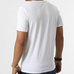 Top 10 ✨ Tee 👚 Shirt Xander Patch Blanc de Jack And Jones 🧨 -Jack And Jones Soldes jack and jones 331160 12218264 WHITE 20220811T144300 04