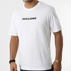 Sortie 🌟 Tee 👚 Shirt Swish Blanc de Jack And Jones 😍 -Jack And Jones Soldes jack and jones 331216 12216281 WHITE 20220811T144313 04