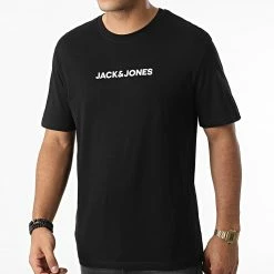 Grosses soldes 🌟 Tee 👕 Shirt Swish Noir de Jack And Jones 😉 -Jack And Jones Soldes jack and jones 331220 12216281 BLACK 20220811T143901 04