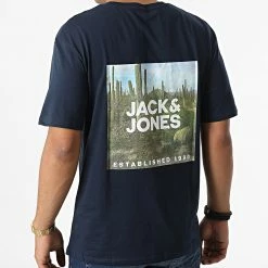 Le moins cher 🎁 Tee 👕 Shirt Swish Bleu Marine de Jack And Jones 👏