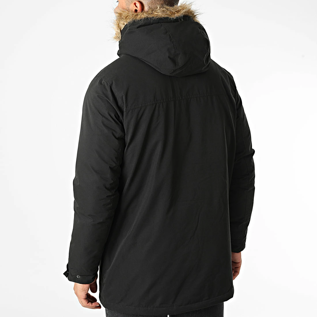 Remise 🔔 Parka Capuche Fourrure Winner Noir de Jack And Jones ⌛ 4 Remise 🔔 Parka Capuche Fourrure Winner Noir de Jack And Jones ⌛ – Image 4