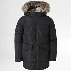 Les meilleures critiques de 🌟 Parka Capuche Fourrure Enfant Craft Noir de Jack And Jones 👏