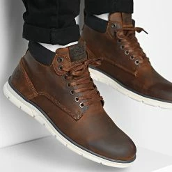 Coupon 🥰 Chaussures Tubar Leather Brandy de Jack And Jones 😉