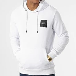 Offres 🌟 Sweat Capuche Lock Blanc de Jack And Jones ❤️ -Jack And Jones Soldes jack and jones 331683 12213245 WHITE SMALL 20220811T152019 03