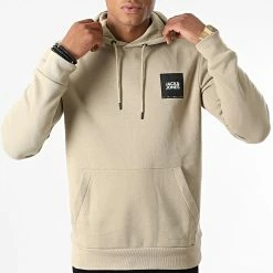 Budget 🔥 Sweat Capuche Lock Beige de Jack And Jones 🔔 -Jack And Jones Soldes jack and jones 331689 12213245 CROCKERY SMALL 20220811T152145 03