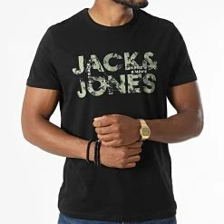 Offres ❤️ Lot De 2 Tee 👕 Shirts Tech Logo Noir Blanc de Jack And Jones 🎁 -Jack And Jones Soldes jack and jones 331694 12225850 BLACK BLACK WHITE 20220816T154310 03