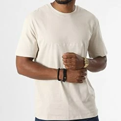 Meilleure affaire 😍 Lot De 2 Tee 👕 Shirts Copenhagen Beige Marron de Jack And Jones ⭐ -Jack And Jones Soldes jack and jones 331695 12200566 SEAL BROWN SEAL BROWN 20220816T154326 03