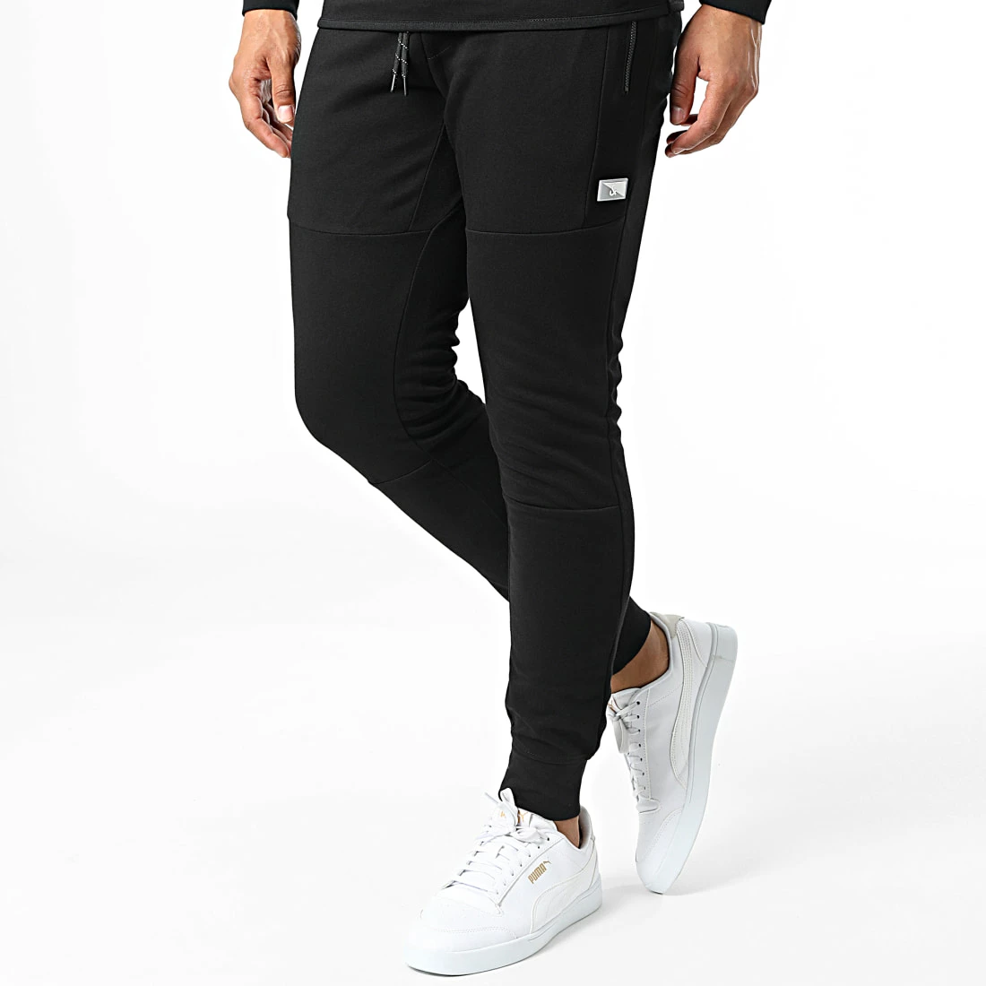 Grosses soldes ❤️ Ensemble Sweat Col Zippé Et Pantalon Jogging Air Noir de Jack And Jones 👍 4 Grosses soldes ❤️ Ensemble Sweat Col Zippé Et Pantalon Jogging Air Noir de Jack And Jones 👍 – Image 4