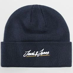 Le moins cher 🧨 Bonnet Jactons Bleu Marine de Jack And Jones 🎉