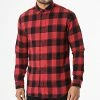 Les meilleures critiques de 👍 Chemise Manches Longues A Carreaux Plain Autumn Buffalo Rouge Noir de Jack And Jones ⌛