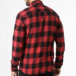 Les meilleures critiques de 👍 Chemise Manches Longues A Carreaux Plain Autumn Buffalo Rouge Noir de Jack And Jones ⌛ -Jack And Jones Soldes jack and jones 333717 12212128 BRICK RED 20220825T160721 04