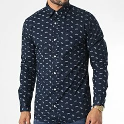 Les meilleures critiques de ⌛ Chemise Manches Longues Plain Motive Bleu Marine Floral de Jack And Jones 💯
