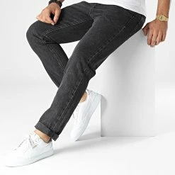 Vente flash 💯 Jean Mike Original Gris Anthracite de Jack And Jones 💯 -Jack And Jones Soldes jack and jones 333728 12202052 GREY DENIM 20220829T155833 03