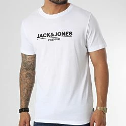 Les meilleures critiques de ✨ Tee 👕 Shirt Jadon Branding Blanc de Jack And Jones 👍
