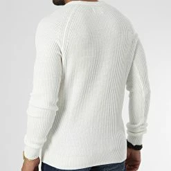 Nouveau 👏 Pull Pannel Beige Clair de Jack And Jones 🔥 -Jack And Jones Soldes jack and jones 333741 12220815 CLOUD DANGER 20220824T160112 04