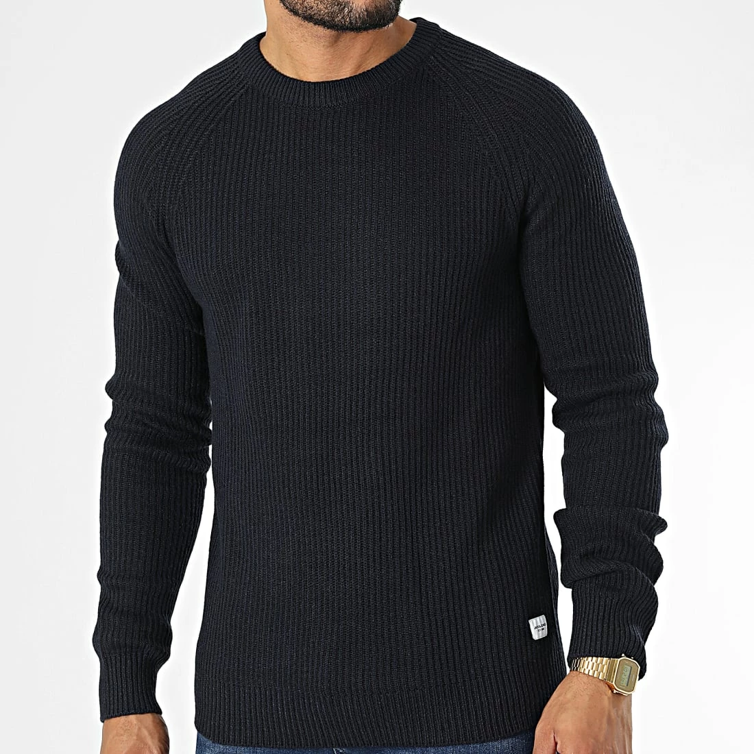 Budget 😍 Pull Pannel Bleu Marine de Jack And Jones 🔔 1 Budget 😍 Pull Pannel Bleu Marine de Jack And Jones 🔔