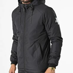 Acheter 🌟 Veste Zippée Capuche Lock Noir de Jack And Jones ✔️